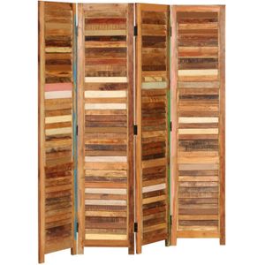 vidaXL-Kamerscherm-170-cm-massief-gerecycled-hout