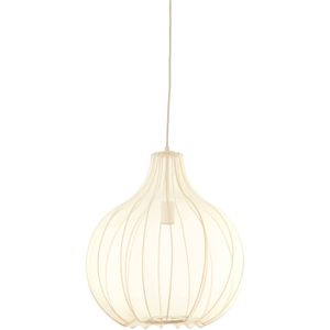 Light and Living hanglamp - wit - textiel - 2976827