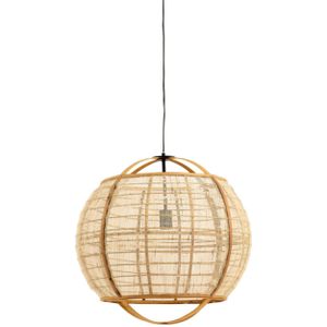 Light and Living hanglamp - beige - textiel - 2972113