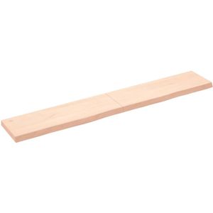 vidaXL-Wandschap-180x30x(2-6)-cm-onbehandeld-massief-eikenhout