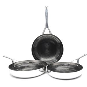 Crowd Cookware – Blackbeard pannenset - Ø24 + 28 + 28 cm Wok