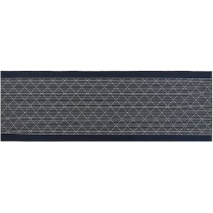 CHARVAD - Laagpolig vloerkleed - Grijs - 80 x 240 cm - Polyester