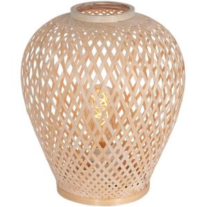 Anne Light & home Tafellamp Maze H 30 cm Bamboe beige