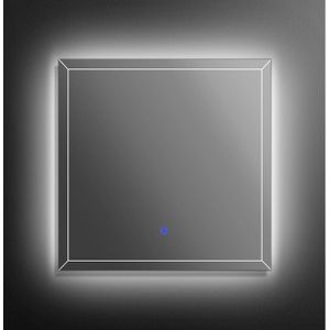 Badplaats Badkamerspiegel Furore LED - 60 x 60 cm - LED verlichting - Badkamer Spiegel - Spiegel Douche