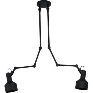 EGLO Takeley Plafondlamp - E27 - 198 cm - staal - verstelbaar - Zwart
