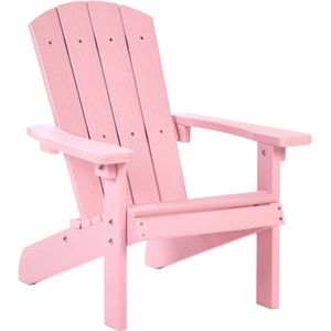 Beliani ADIRONDACK - Kinderstoel-Roze-Kunsthout