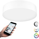 EGLO connect.z Romao-Z Smart Plafondlamp - Ø 57 cm - Wit - Instelbaar RGB & wit licht - Dimbaar - Zigbee