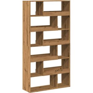 vidaXL Kamerscherm 100x33x187,5 cm bewerkt hout artisanaal eikenkleur