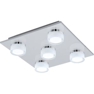EGLO Romendo 1 Plafondlamp - LED - 32 cm - Chroom - Dimbaar