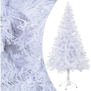 The Living Store Kerstboom Snowy Deluxe - 150 cm - LED-verlichting - USB-aansluiting