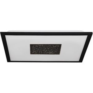 EGLO Marmorata Plafondlamp - LED - 44,5 cm - Zwart/Wit