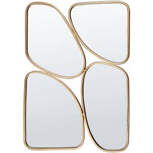 Beliani DIANCEY - Decoratieve Spiegel-Goud-IJzer