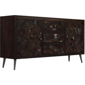The Living Store Dressoir - Massief gerecycled hout - 160 x 40 x 80 cm