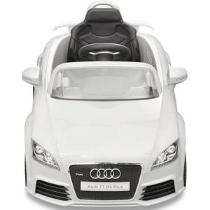 The Living Store Audi TT RS Ride-on Auto - 110.2 x 59 x 47.5 cm - Wit