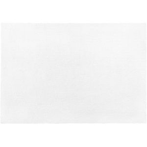 DEMRE - Shaggy vloerkleed - Wit - 140 x 200 cm - Polyester