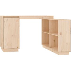 VidaXL Bureau 110x50x75 cm - Massief Grenenhout