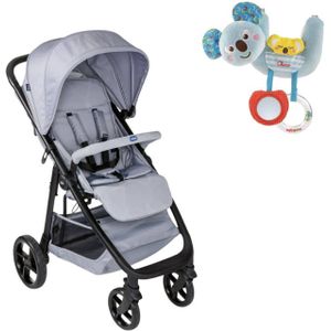 Chicco bundel - Buggy Multiride - Light Grey & Rammelaar - Koalabeer - Te bevestigen aan kinderwagen