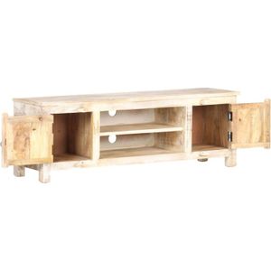 The Living Store Tv-meubel 120x30x40 cm ruw acaciahout - Kast