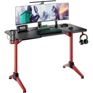 Game bureau Thomas - computertafel - computerbureau - zwart rood