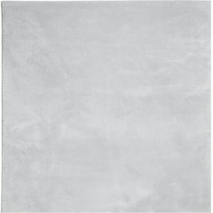 vidaXL-Vloerkleed-HUARTE-laagpolig-zacht-wasbaar-240x240-cm-grijs
