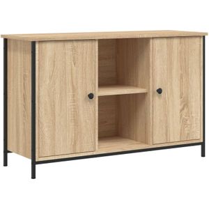 vidaXL-Tv-meubel-100x35x65-cm-bewerkt-hout-sonoma-eikenkleurig