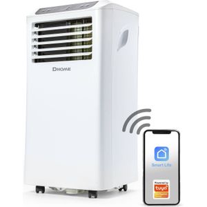 Dhome Da9kswe Mobiele Airco - Smart - Wi-fi - Luchtontvochtiging - Ventilator - 9000 Btu - Voor Slaapkamer En Woonkamer