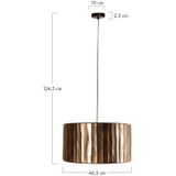 DKNC- Hanglamp Aurelia - Metaal - 46.5x46.5x24.5cm - Brons