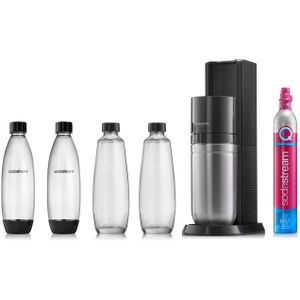 Sodastream Duo Megapak incl.2x2-1l.Fles Quick Connect Cilinder - Waterkan Zwart