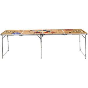 Hi Inklapbare bierpongtafel - Bierpong print - 240x60x70 cm