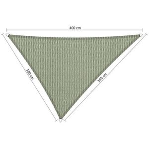 Shadow Comfort driehoek 3x3,5x4m Moonstone Green