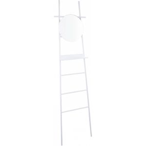 Leitmotiv Wandladder Glint Spiegel 180 X 46 Cm Staal Wit