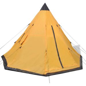 The Living Store Tipi Tent - 365 x 365 x 250 cm - Geel
