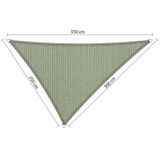 Shadow Comfort driehoek 2,5x3x3,5m moonstone groen