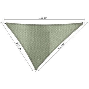 Shadow Comfort driehoek 2,5x3x3,5m moonstone groen