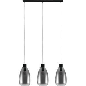 EGLO Chelvey Hanglamp - E27 - 89,5 cm - Zwart