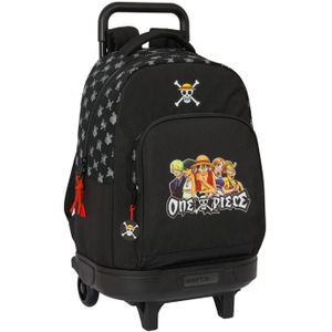 Schoolrugzak met Wielen One Piece Zwart 33 x 45 x 22 cm