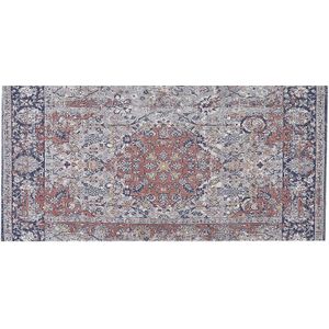 KORGAN - Laagpolig vloerkleed - Multicolor - 80 x 150 cm - Polyester