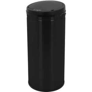 Afvalbak 30 Liter Zwart Glimmende Afvalbak van ML-Design