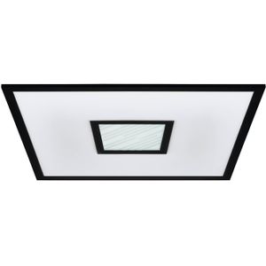 EGLO Bordonara Plafondlamp - LED - 45 cm - Zwart/Wit - Dimbaar