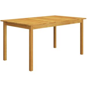 The Living Store Tuinset - tafel 150 x 90 x 74 cm - donkergrijs - stoel 62 x 65 x 92 cm - acaciahout - PE rattan -