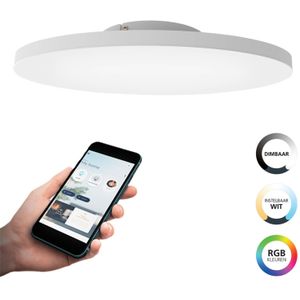 EGLO connect.z Turcona-Z Smart Plafondlamp - Ø 60 cm - Wit - Instelbaar RGB & wit licht - Dimbaar - Zigbee