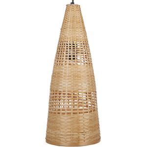 Beliani SUAM - Hanglamp-Lichte houtkleur-Bamboehout