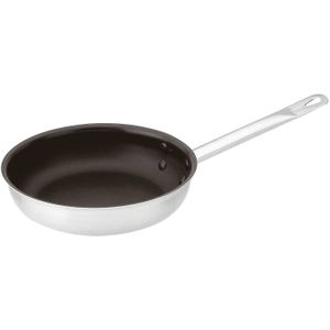 Paderno - Tri Ply Koekenpan Non Stick Ø 36 cm - Roestvast Staal - Zilver