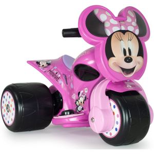 Injusa Minnie Mouse Samurai Trimoto accuvoertuig 6V roze