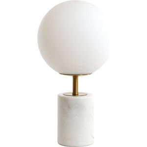 Light & Living - Tafellamp MEDINA - Ø25x47cm - Wit