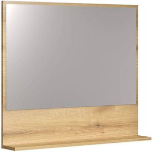 PureBliss spiegel bad 80cm met plank eik decor.