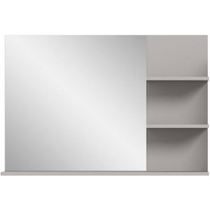 Jaru spiegel bad 100cm 3 planken grijs,zwart.
