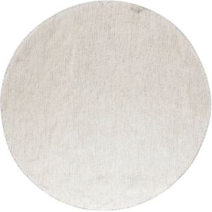 Vloerkleed Gerecycled Materiaal Rond Ciro Beige/wit Grijs/Antraciet - Gerecycled-materiaal - Rond 220 Ø - (XL)