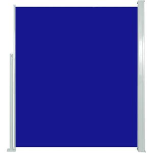 VidaXL Uittrekbaar Windscherm 160x500 cm - Blauw