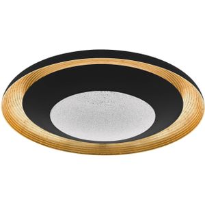 EGLO Canicosa 2 - WDL - 2 lichts - Ø49,5 cm - LED - Zwart - Goud